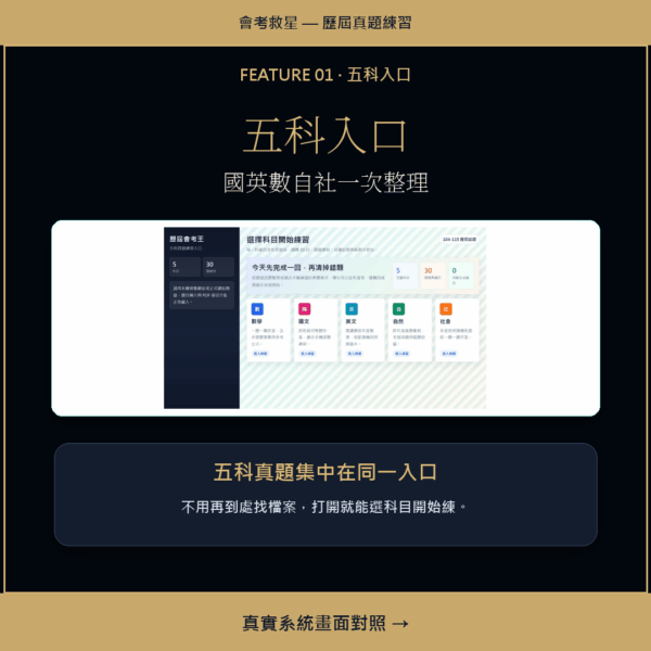 會考真題王