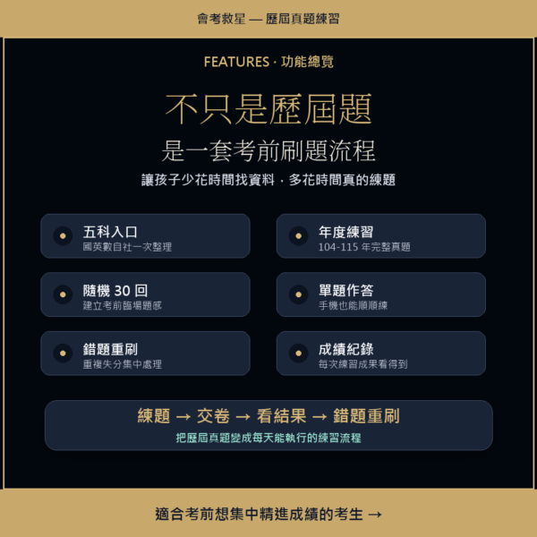 會考真題王